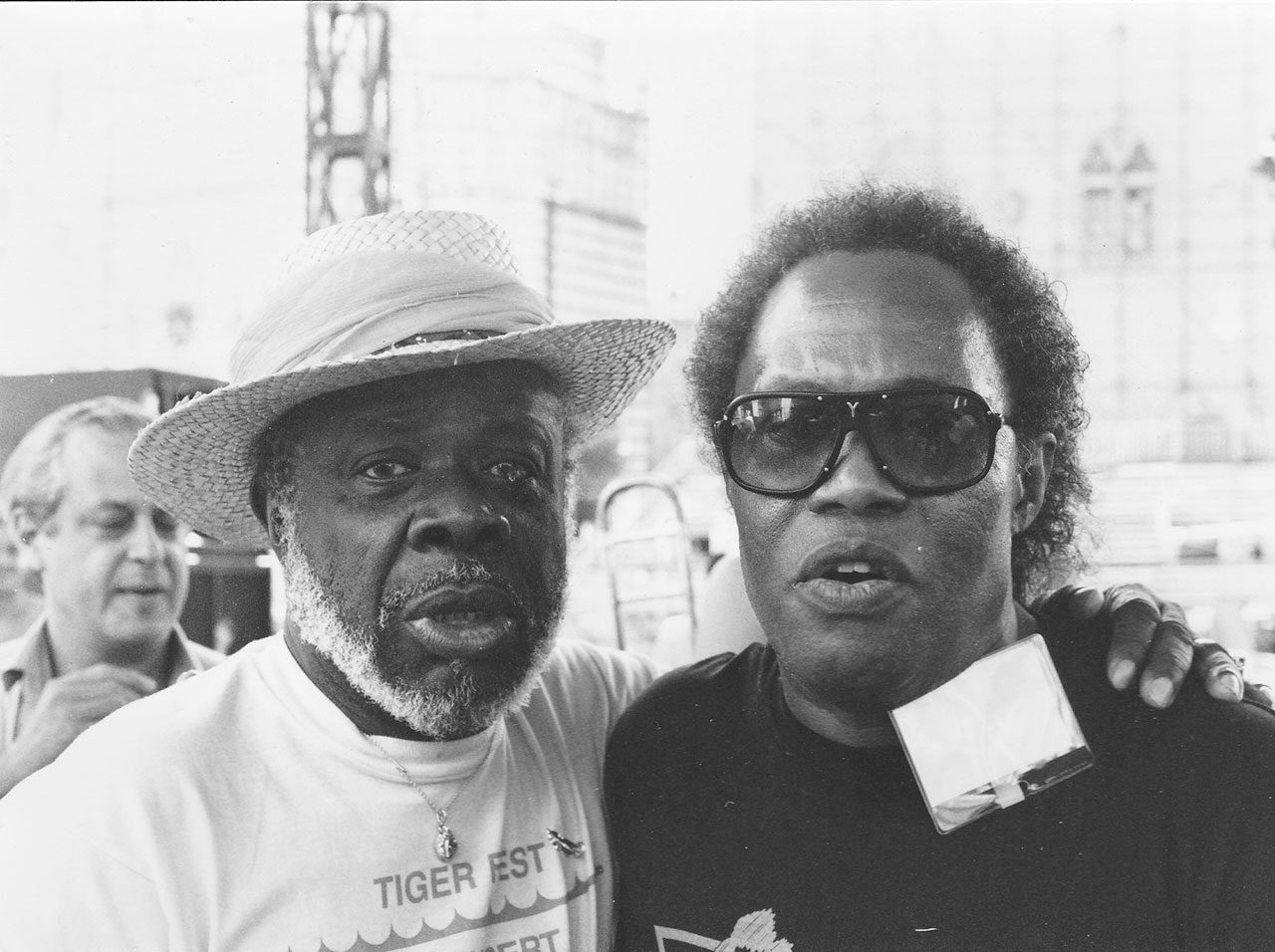 Rufus Thomas e Sam Moore al Pistoia Blues Festival, 1988 (foto Graziano Uliani)